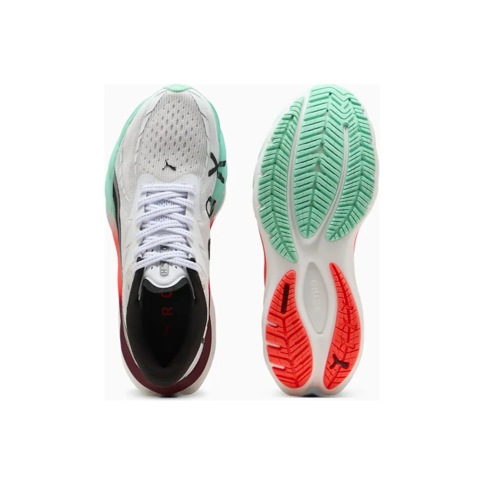 Puma Velocity Nitro 4 Hyrox White Mint Melt Glowing Red (311912-01)