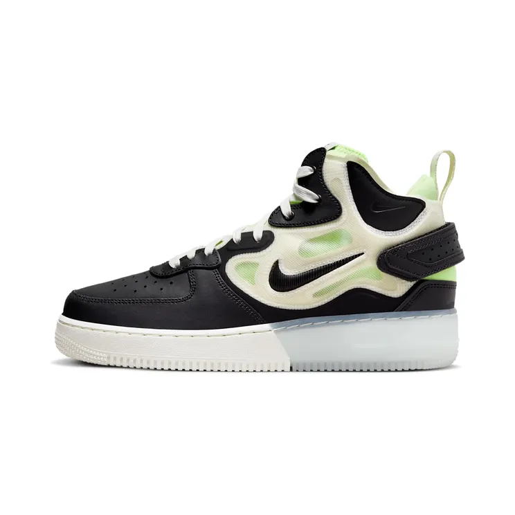 Nike Air Force 1 React Mid “Sail / Ghost Green / Glacier Blue / Black” (DQ1872-100)