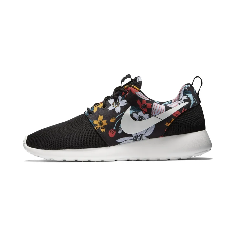 Nike Roshe Run Black Floral Aloha (GS) Black/Sail (599432-090)