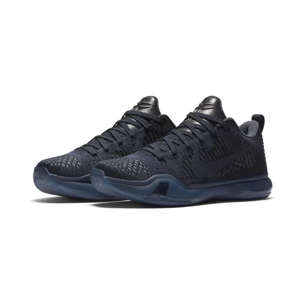 Nike Kobe 10 Elite Low Black Mamba Collection Fade to Black Dark Obsidian/Dark Obsidian (869458-441)