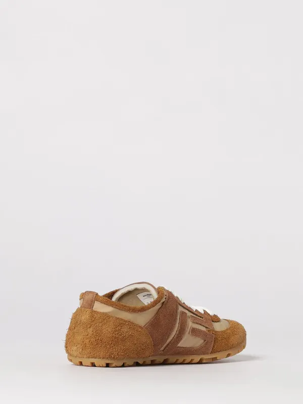 Balmain Racer 45 in Suede and Nylon Beige (GN1VI762TYHC8BW)