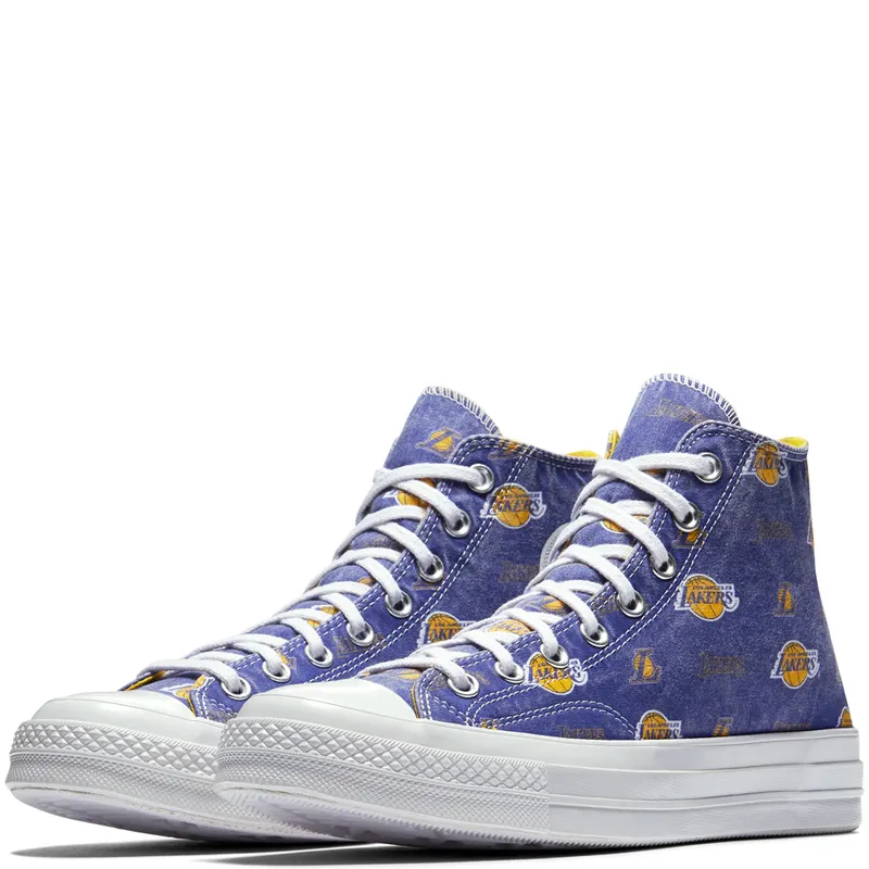 Converse Chuck Taylor All-Star 70s Hi Los Angeles Lakers (Franchise) Field Purple/Amarillo-White (161160C)