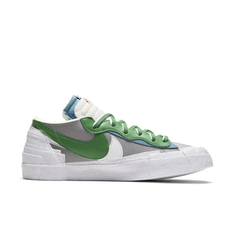 Nike x sacai Blazer Low Classic Green (2021) – “Medium Grey / Classic Green / White” (DD1877-001)