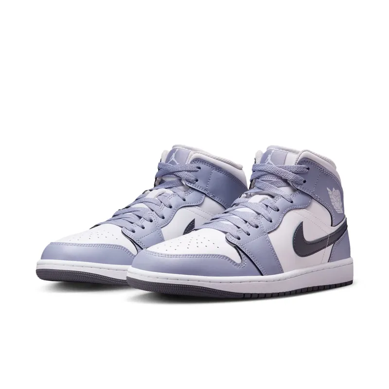 Jordan 1 MID “White / Dark Blue Grey / Indigo Haze” (DQ8426-145)