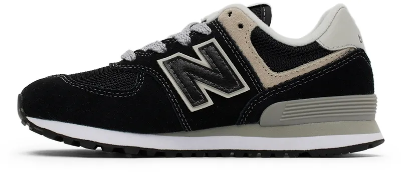 New Balance New Balance Kids' 574 Core Black/Grey (PC574GK)