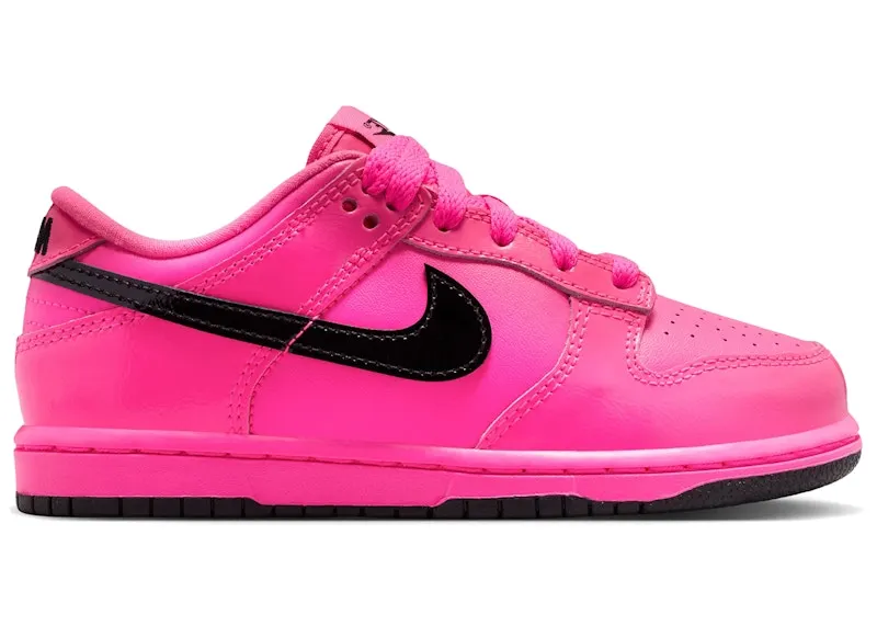 Nike Dunk Low SE Pink Blast Black Patent (IV2594-600)