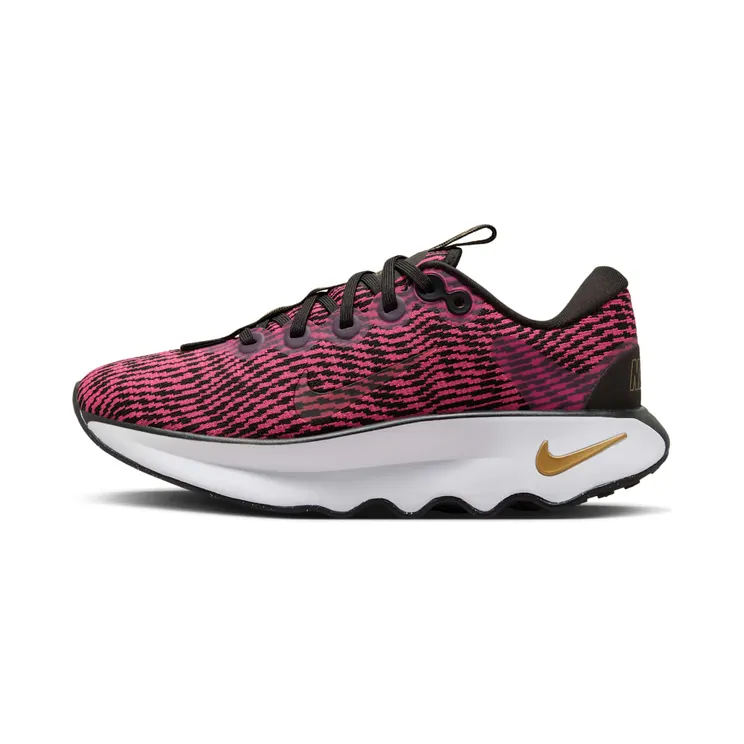 Nike Motiva “Black / Metallic Gold / White / Fireberry” (DV1238-005)