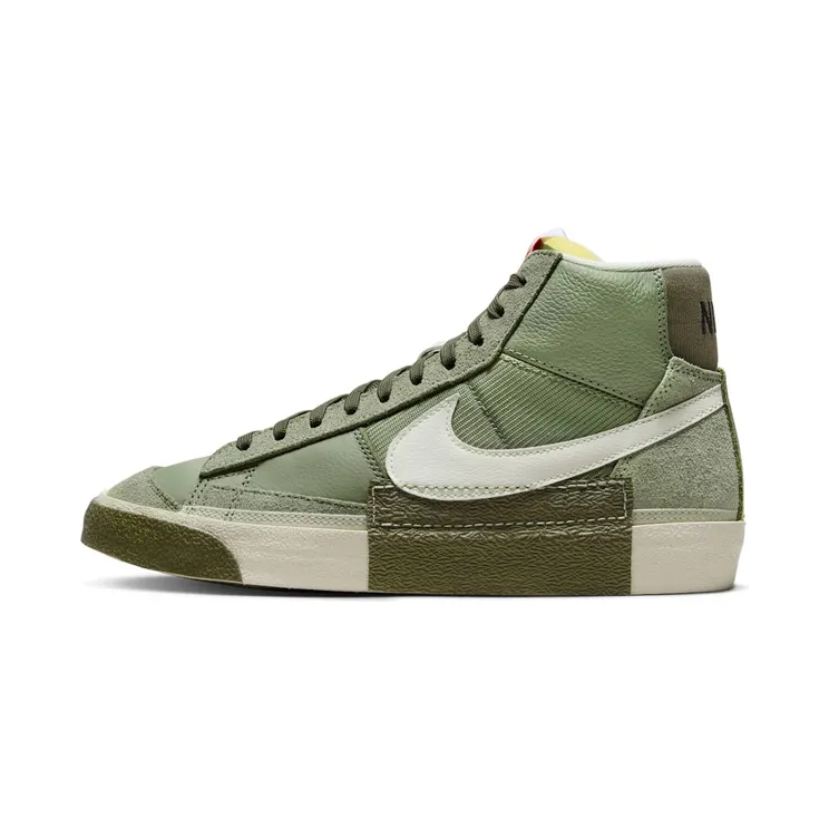 Nike Blazer Mid Pro Club “Oil Green / Medium Olive / Coconut Milk / Sea Glass” (DQ7673-301)
