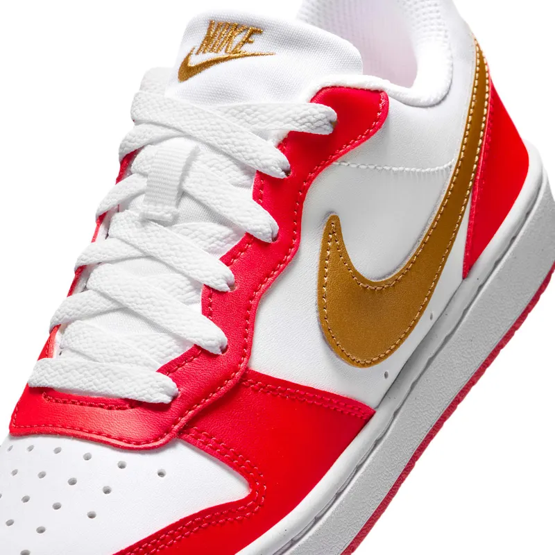 Nike Court Borough Low Recraft White University Red Gold (DV5456-137)