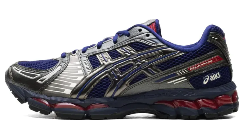ASICS x Kith Marvel GEL-Kayano 12.1 Capcom Captain America vs. Guile sneakers – Grijs (AIMVC011298NC)
