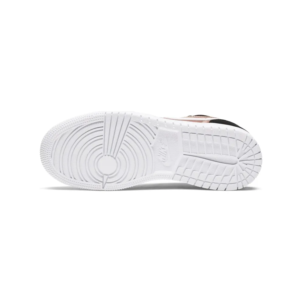 Jordan 1 Low Black White Rose Gold (GS) Black/White-Rose Gold (554723-090)
