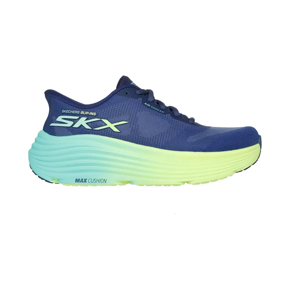 Skechers Slip-ins: Max Cushioning Endeavour – Hallandale Sneaker Marine/Limoen