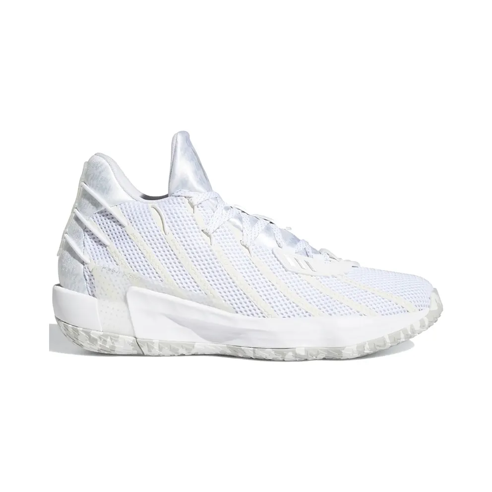 adidas Dame 7 I Am My Own Fan Cloud White Cloud White/Silver Metallic/Core Black (FY0158)