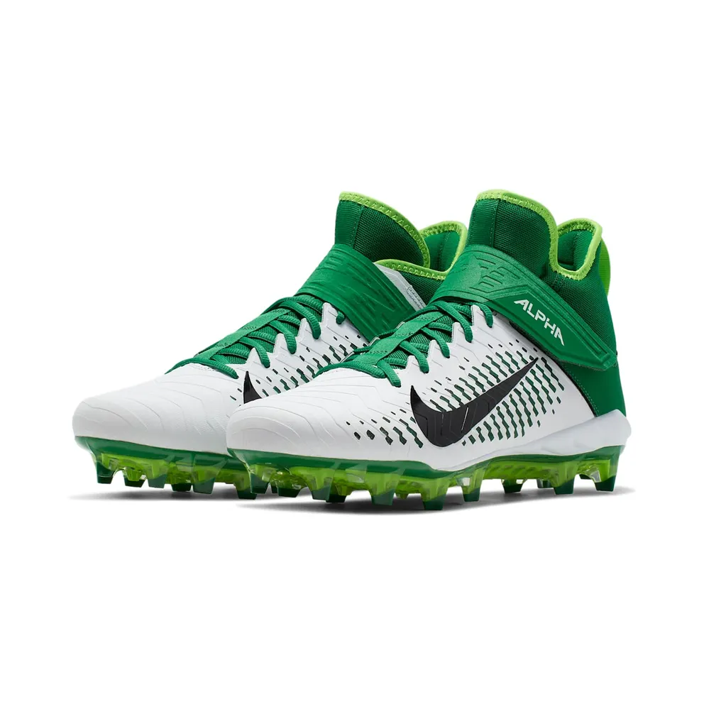 Nike Alpha Menace Pro 2 Mid White Pine Green White/Pine Green/Electric Green (AQ3209-106)