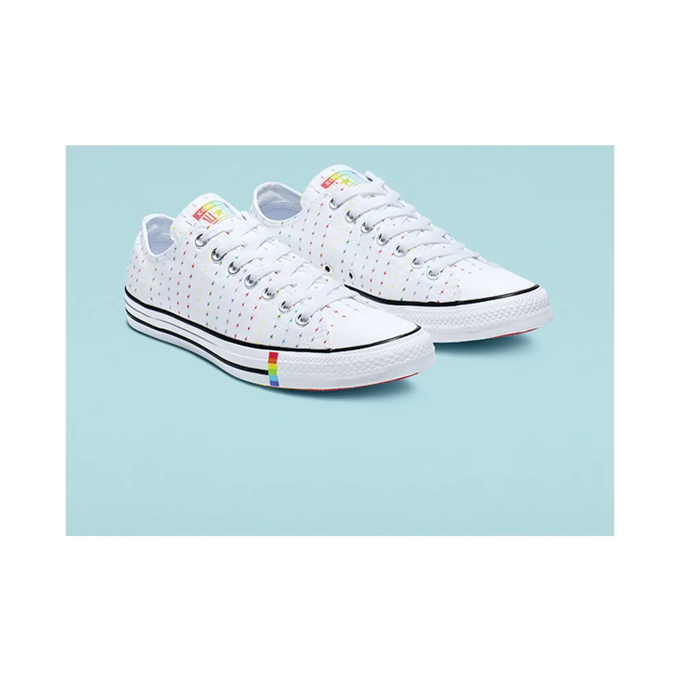 Converse Chuck Taylor All Star Ox ‘Pride Pattern’ White/Multi/Black (165717C)