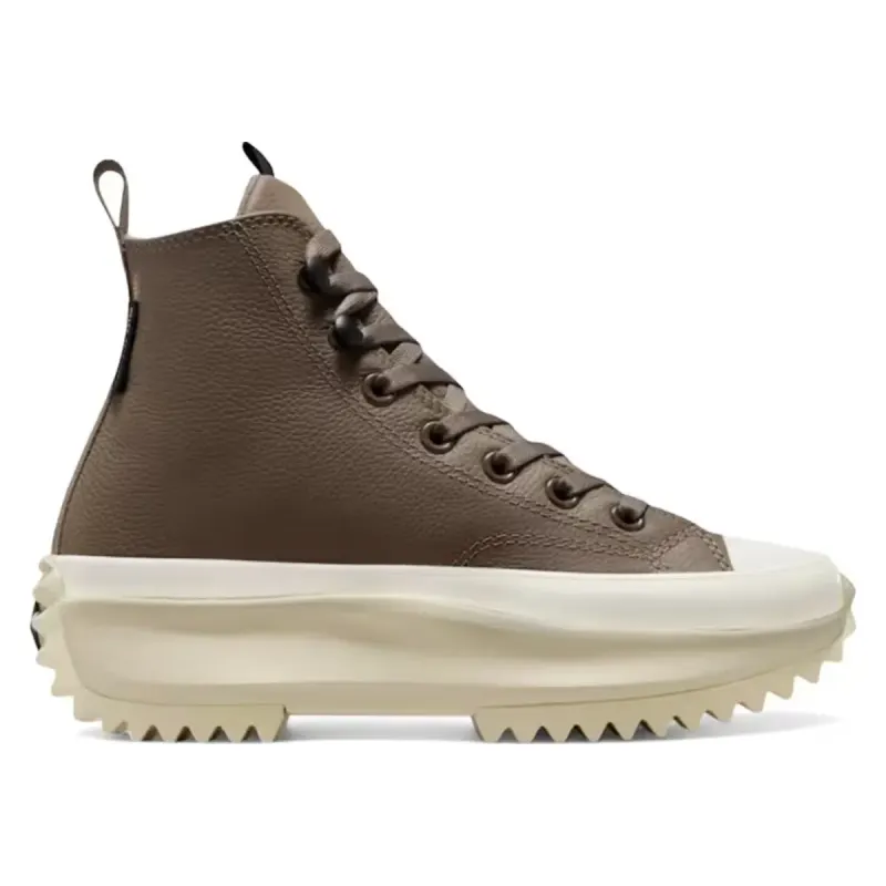Converse Run Star Hike Platform Weatherized Leather Truffle/Black/Egret (A10049C)