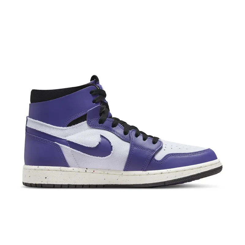 Jordan 1 High Zoom Air CMFT Crater Purple – “White / Crater Purple / Black” (CT0978-501)