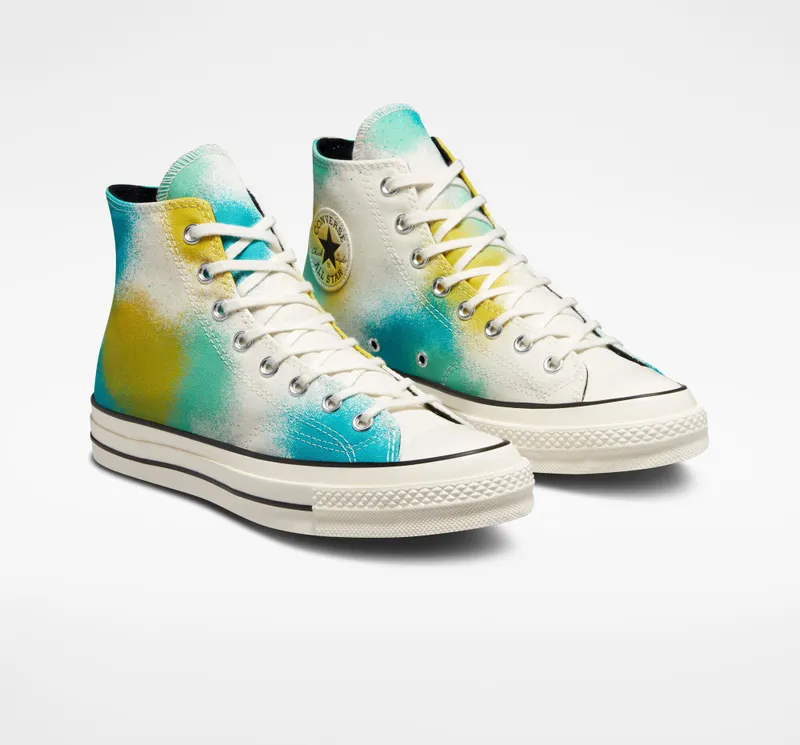 Converse Chuck 70 Spray Paint Egret/cyber Teal/bright Bud