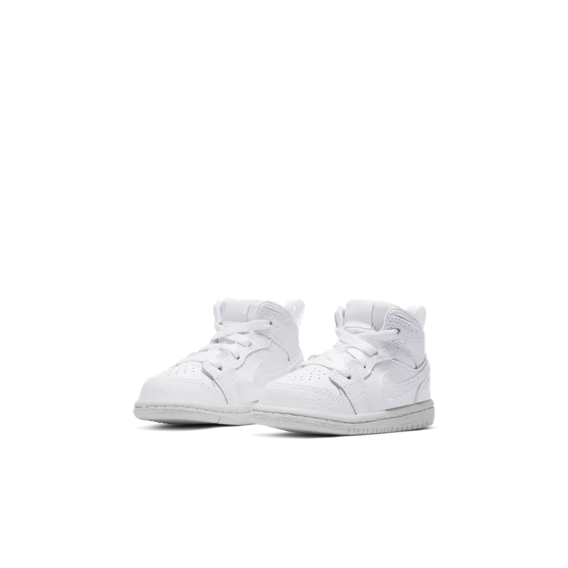Jordan 1 Mid Baby& Toddler White (640735-130)