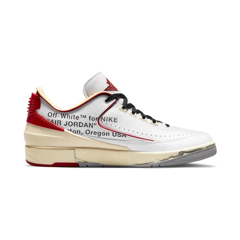 Air Jordan 2 x Off-White Retro Low SP White Red (DJ4375-106)