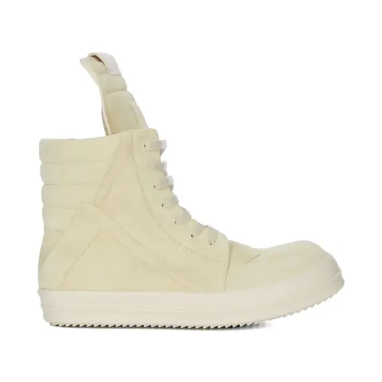 Rick Owens Geobaskets leren sneakers met rits – Beige (RR01F2894LVS)