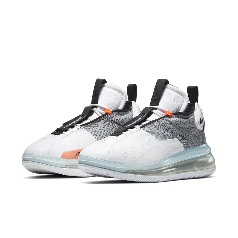 Nike Air Max 720 Waves White White/Wolf Grey-Total Orange-Black (BQ4430-100)