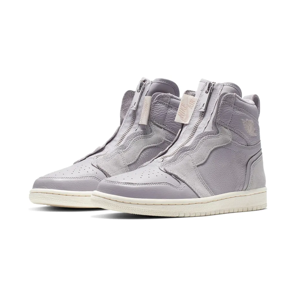 Jordan 1 Retro High Zip Atmosphere Grey (W) Atmosphere Grey/Desert Sand-Pale Ivory (AQ3742-002)