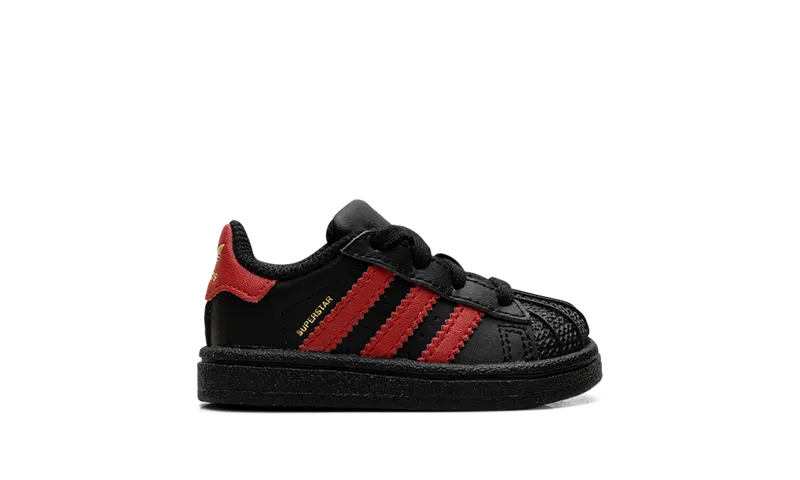 Adidas Superstar I TD “Black Scarlet Gold” (BW0750)