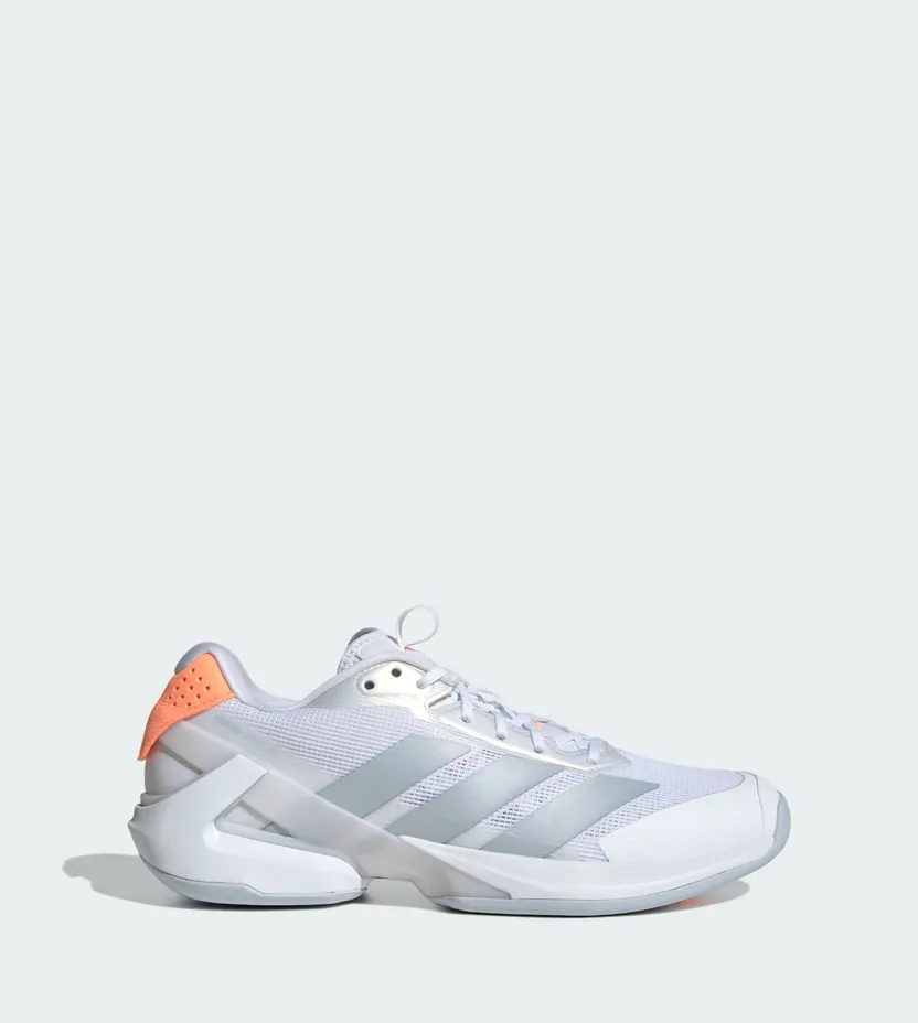 Adidas adizero Ubersonic 5 Tennis Cloud White / Halo Blue / Beam Orange (JR1755)