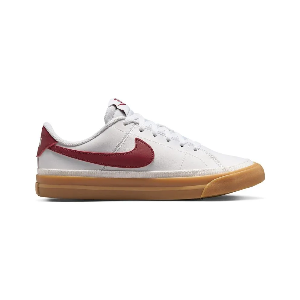 Nike Court Legacy White Gum Yellow Team Red (DA5380-132)