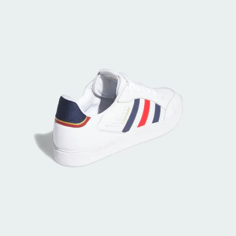 adidas Tyshawn Low Cloud White Better Scarlet Gold Metallic (IF4624)