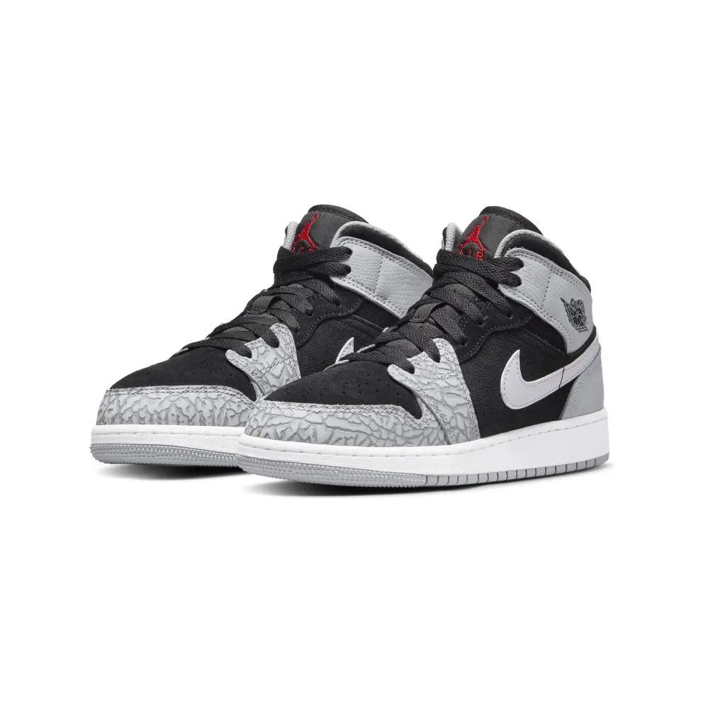 Air Jordan 1 Mid Elephant Print (GS) (DM6216-016)