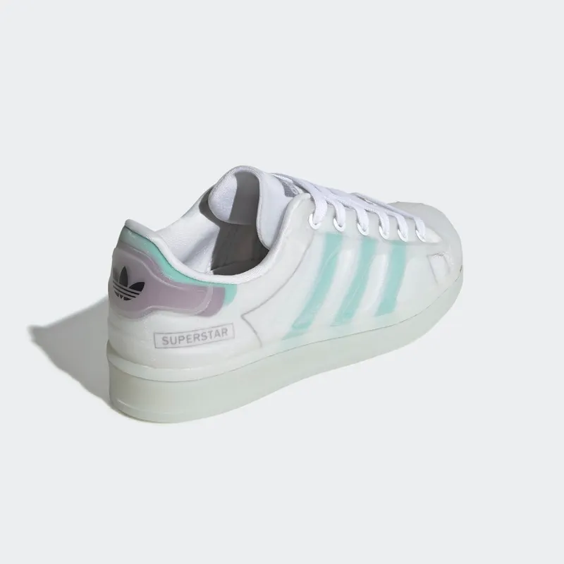 Adidas Superstar Futureshell Cloud White / Acid Mint / Rich Mauve (S42623)