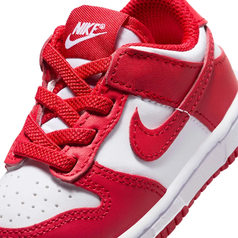 Nike Dunk Low White University Red (FB9107-119)