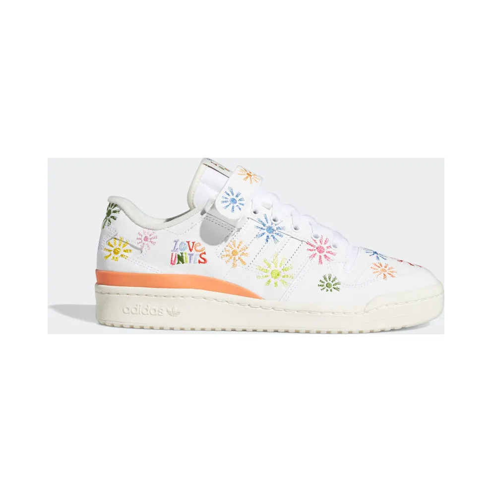 adidas Forum Low Pride Schuh Cloud White / True Pink / Off White (GW2416)