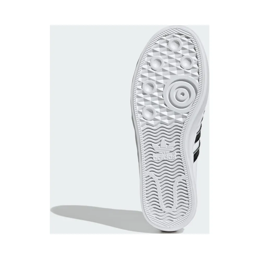 Adidas NIZZA LO CL K Cloud White / Core Black / Silver Metallic (H05057)