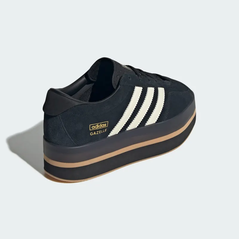 Adidas Gazelle Stack Core Black / Cream White / Gum (JS0239)