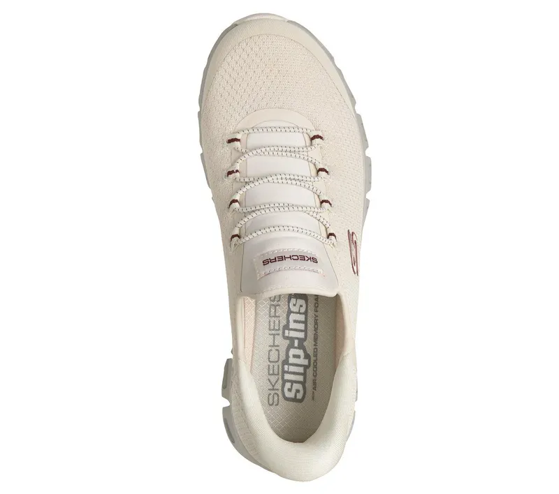 Skechers Slip-Ins: Glide-Step – Vibey – Off-White / Grey (104557 OWGR)