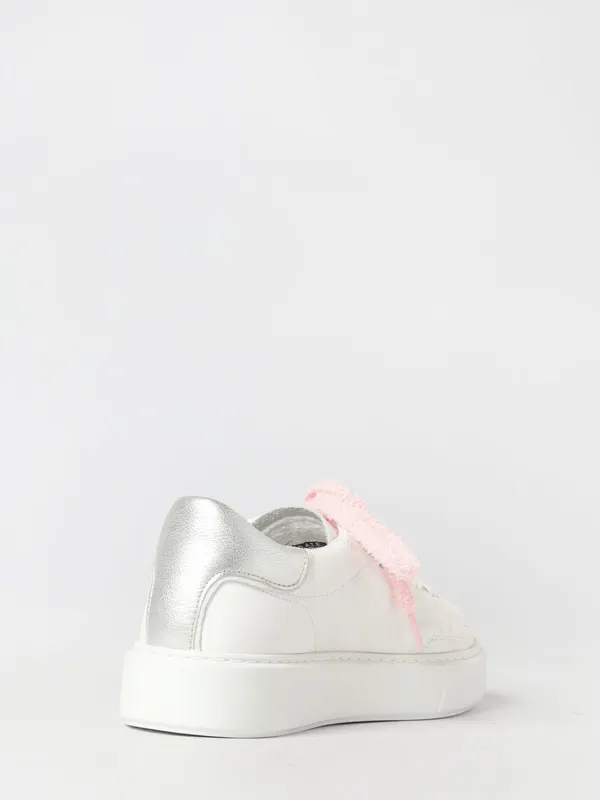 D.A.T.E D. A.T. E. Leather Sfera Sneakers Silver (W441SFCAWS) (2)