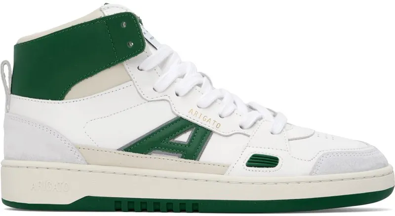 Axel Arigato Green & White A-Dice Hi WHITE/KALE GREEN (F0428005)