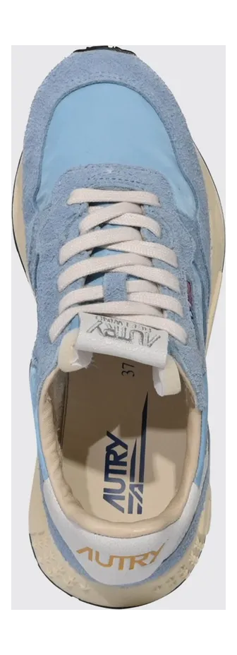 Autry Reelwind Suede and Nylon Sneakers White (WWLWNC34) (2)
