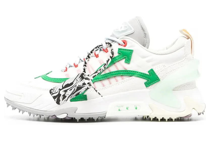 Off-White Odsy-2000 Low Top White Green (OMIA190R21FAB0010155)