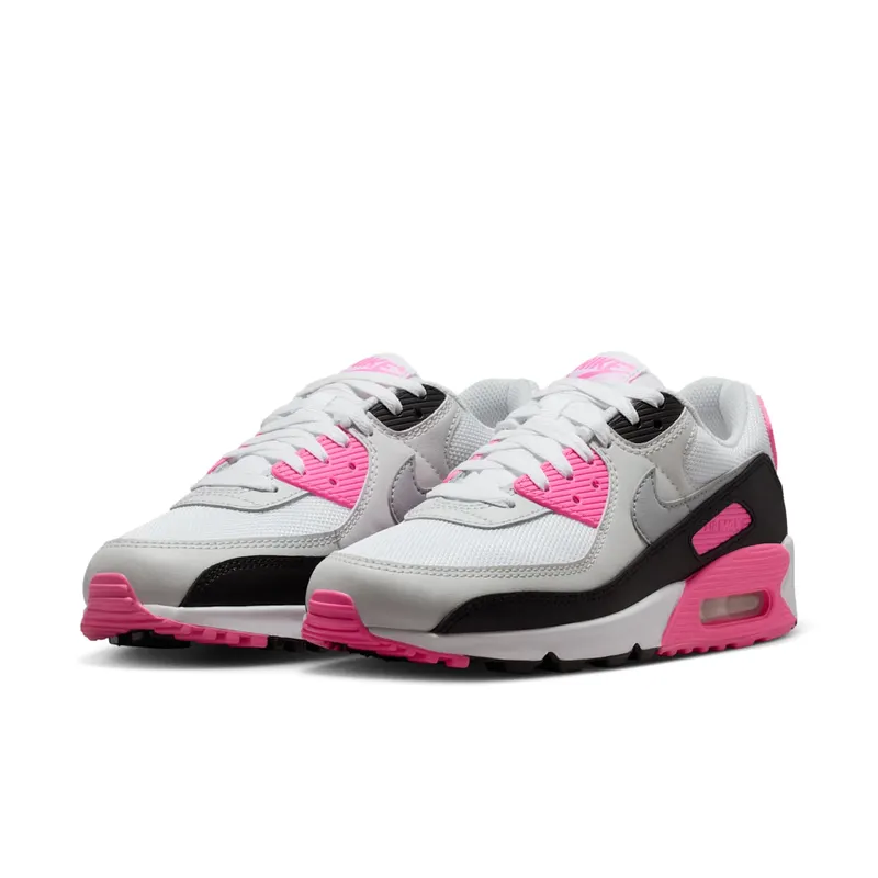 Nike Air Max 90 “White Pink Glow Wolf Grey” (IM4613-100)