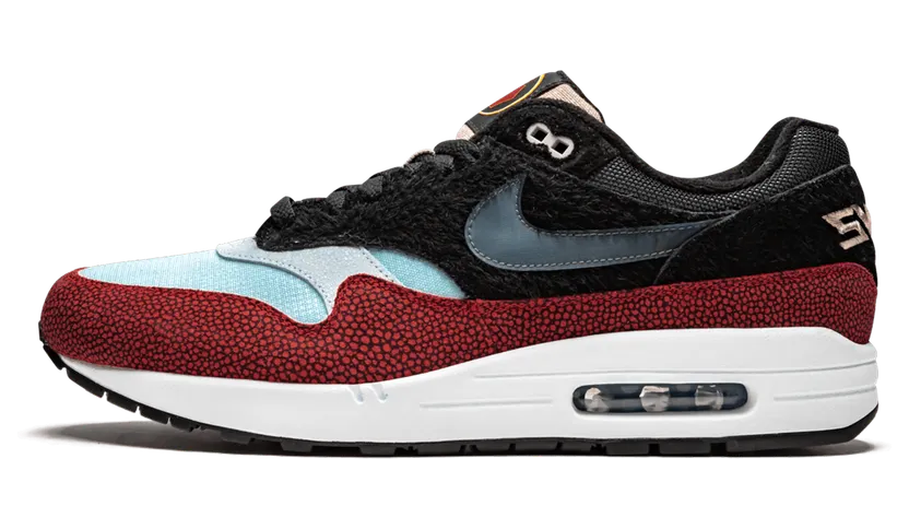 Nike De’Aaron Fox x Air Max 1 ‘Swipa’ Black/Cinder Orange/Photo Blue/Moon Particle/Desert Ore (CJ9746-001)