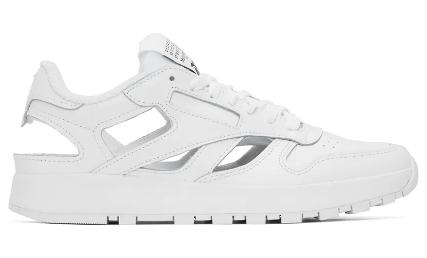 Maison Margiela White Reebok Edition Décortiqué Tabi Low Sneakers (S58WS0204 P4376)
