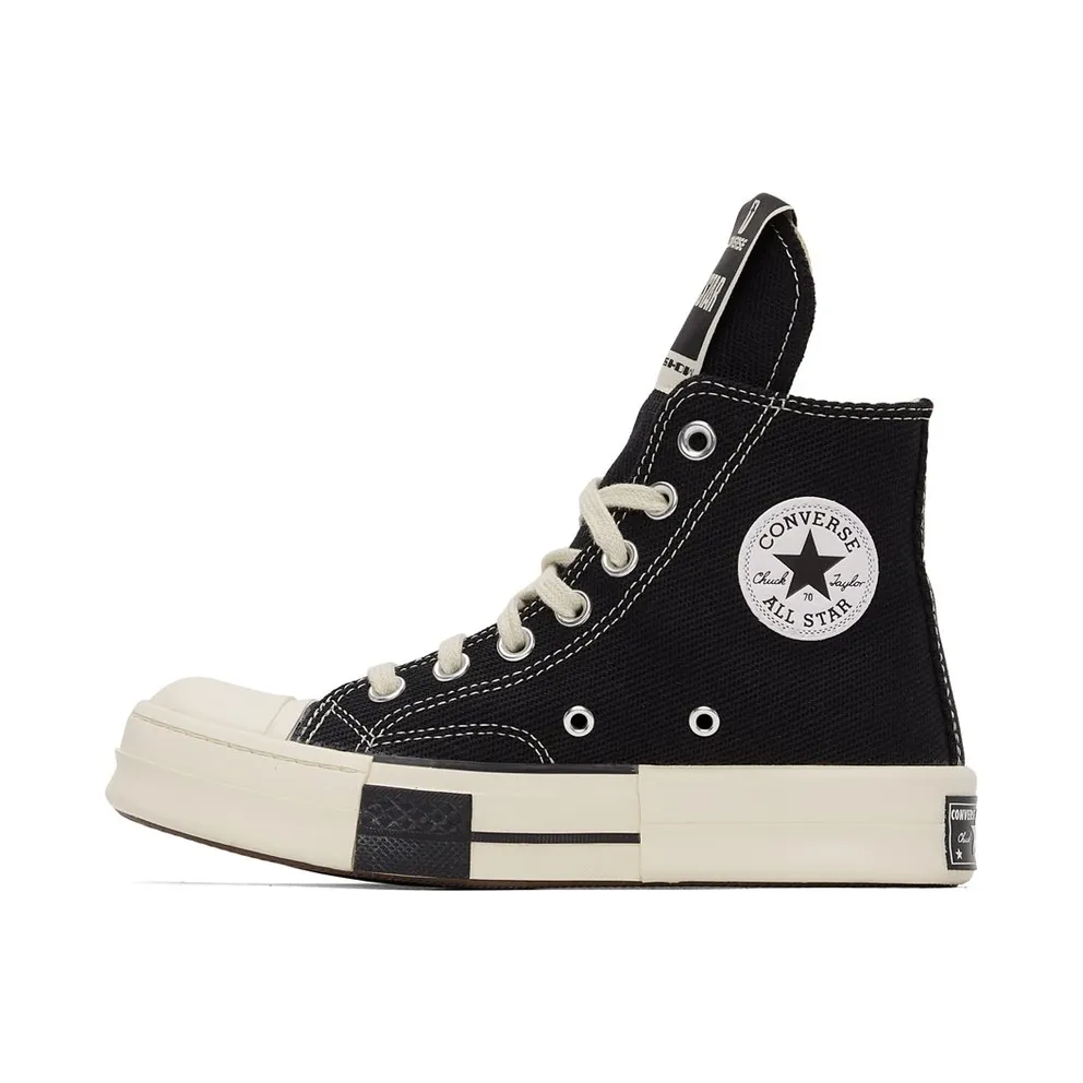 Rick Owens Drkshdw Black Converse Edition DRKSTAR Hi (DC01BX686 CTDR1)