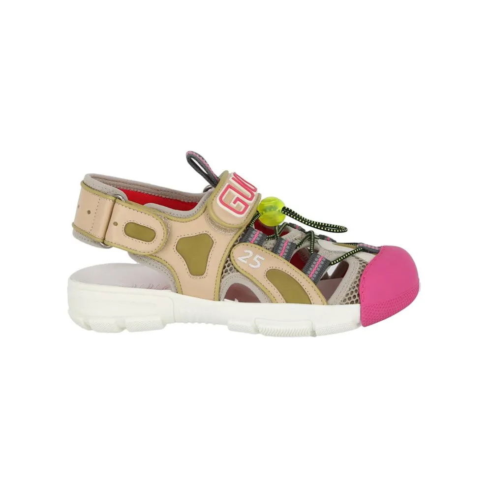 Gucci Tinsel Sport Sandals Crystal Beige (570440 98D30 8510)