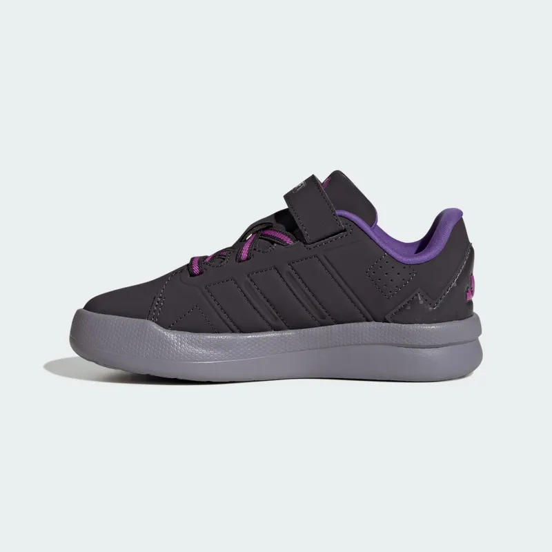 Adidas ADIDAS MINECRAFT LIGHTORAMA COURT Shoes KIDS Aurora Black / Purple Rush / Purple Burst (KI9113)