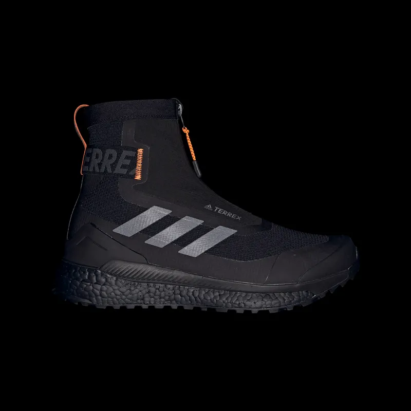 adidas Terrex Free Hiker COLD.RDY Mountaineering Boots Core Black / Core Black / Orange (FU7217)