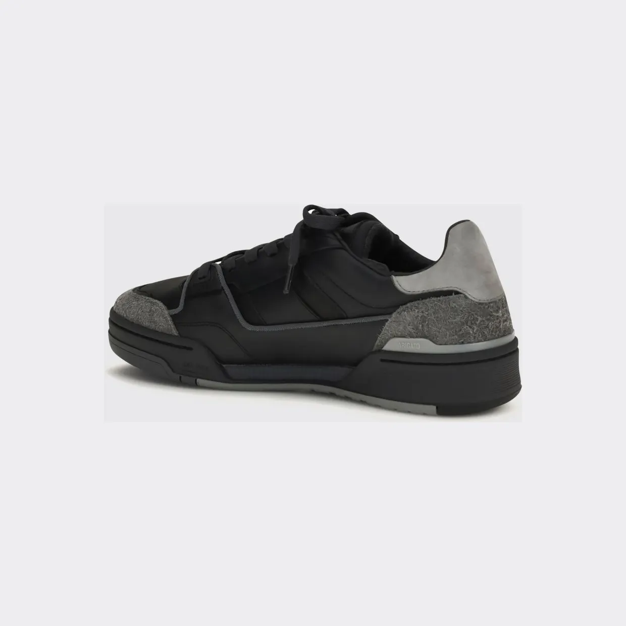 Axel Arigato Clay Bicolor Sneakers in Calf Leather and Suede Black (F2733003) (2)